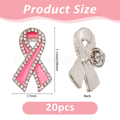 20 шт. эмалевые булавки из шелковой ленты JEWB-FH0001-72-1