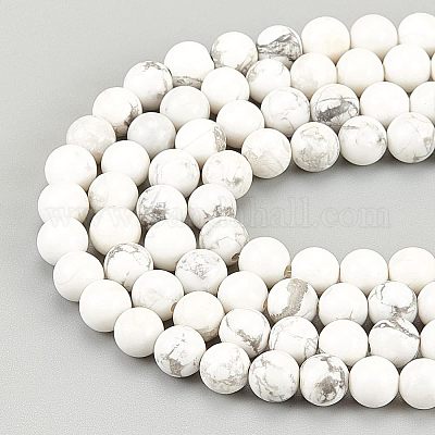 4 нити натуральных бусин говлита нити TURQ-OC0001-02B-1