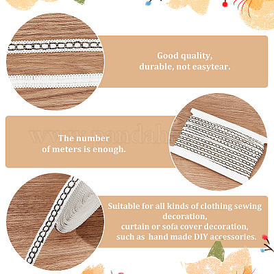 Ruban polyester 10m&nbsp;OCOR-WH0078-82A-1
