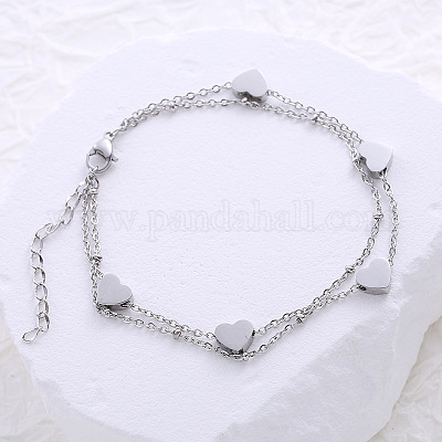 Двухслойные браслеты из нержавеющей стали WA9104-1