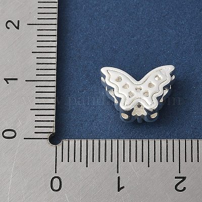 Латунные микро проложить кубического циркония бусы KK-A253-10S-1