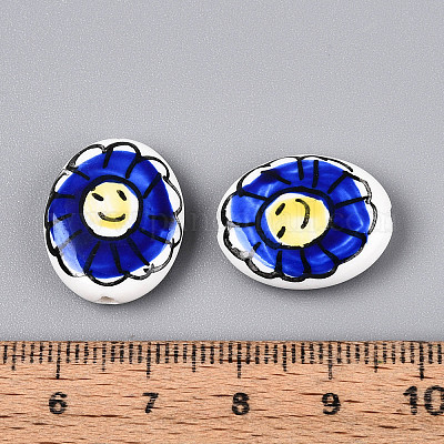 Фарфоровые бусины ручной работы PORC-T134-14M-1