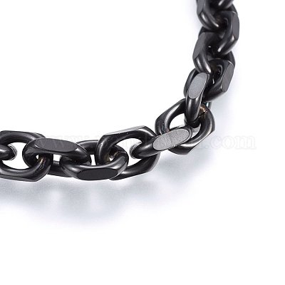 Ожерелья из нержавеющей стали 304 с цепочкой из троса NJEW-H493-18B-1