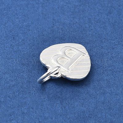 925 серебряное сердце с заглавными буквами STER-S009-13B-S-1