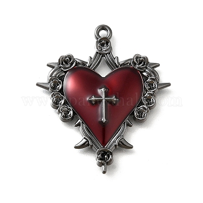 Подвески из эмали в готическом стиле PALLOY-R157-06B-06A-1