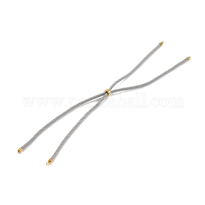 Нейлон шнуры ожерелье материалы AJEW-P116-03G-28-1