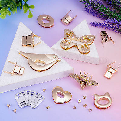 Аксессуары для закручивания мешка из сплава цинка AJEW-TA0017-12-1