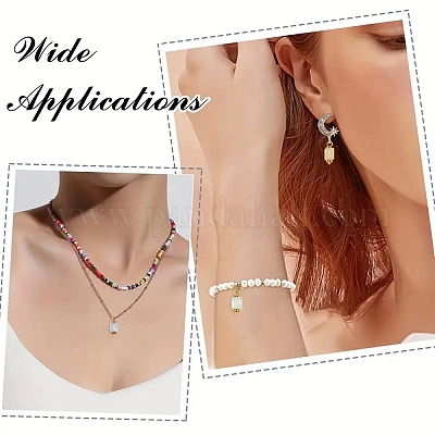 10 шт. подвески из стекла с эффектом потрескивания PALLOY-YW00067-01-1