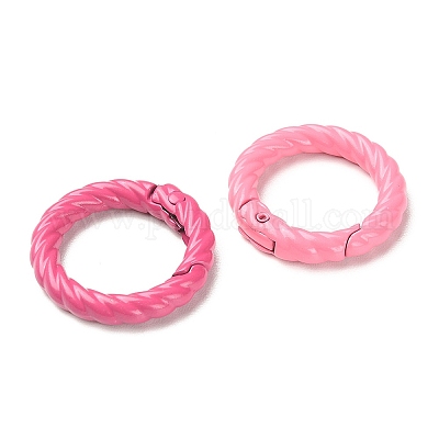 10 шт. окрашенные распылением кольца пружинных ворот из сплава FIND-YW0001-56-1