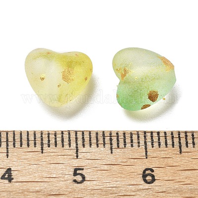 Матовые прозрачные акриловые бусины OACR-F013-07-1