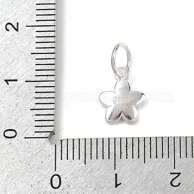 925 подвеска-цветок из стерлингового серебра с эмалью&nbsp;LS-STER-K183-11S-01-1