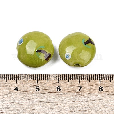 Фарфоровые бусины ручной работы PORC-I029-08A-1