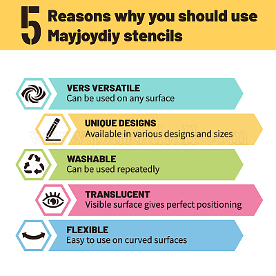 1 комплект трафаретов для рисования домашних животных DIY-MA0006-48-1