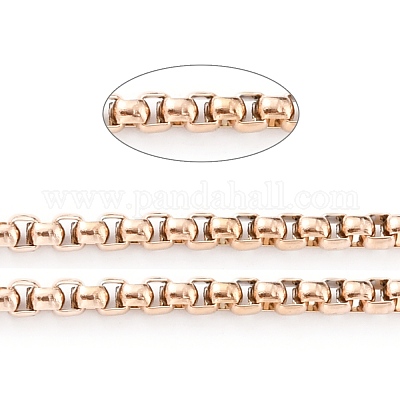 Ионное покрытие (ip) 304 нержавеющая сталь коробчатые цепи CHS-B001-01RG-1