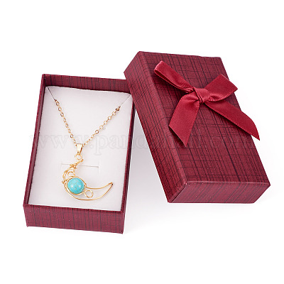 Картонные коробки ювелирных изделий CON-TAC0001-14C-1