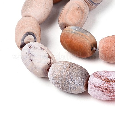 Окрашенные естественный агат бисер пряди G-T144-29-1