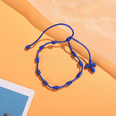 Браслеты из переплетенных бусин из нейлонового шнура WG2C716-05-1