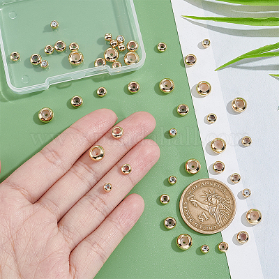 48шт 4 стильные латунные бусины KK-PH0004-85-1