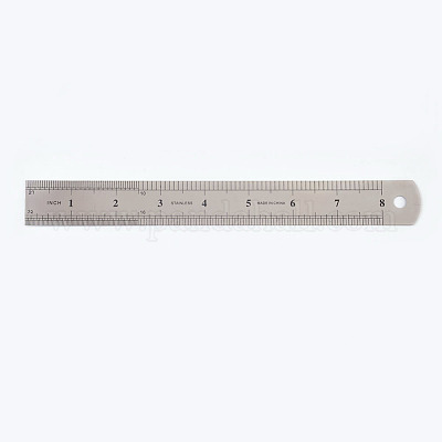 Sewing Foot Sewing 15-30cm Stainless Steel Metal Straight Ruler Ruler Tool  Precision Double Sided Measuring Tool Color: Small 15cm