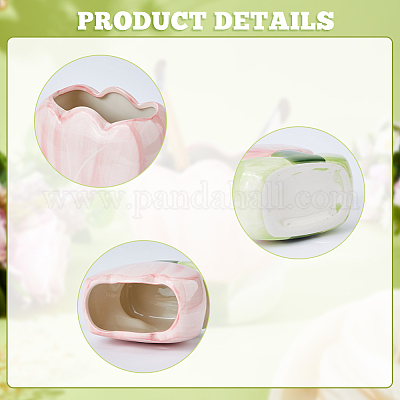 Керамические держатели для хранения кистей для макияжа&nbsp;AJEW-WH0270-786-1