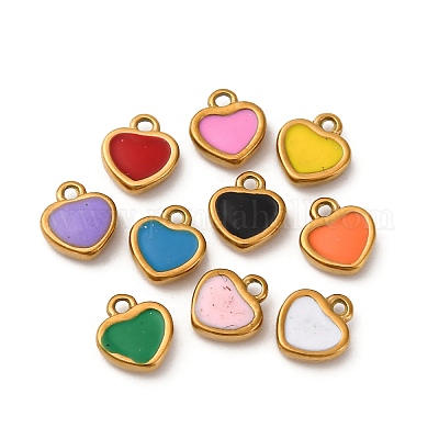 Подвески из эмалированной нержавеющей стали 304 STAS-Q363-09G-1