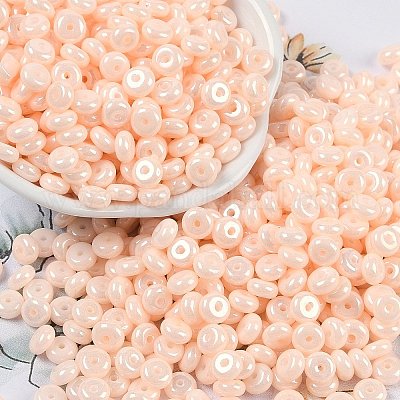 Непрозрачные цвета блестящие стеклянные бусины X1-SEED-P008-01C-14-1