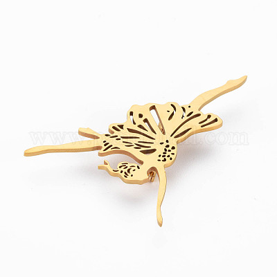 Танцовщица брошь JEWB-N007-001G-FF-1