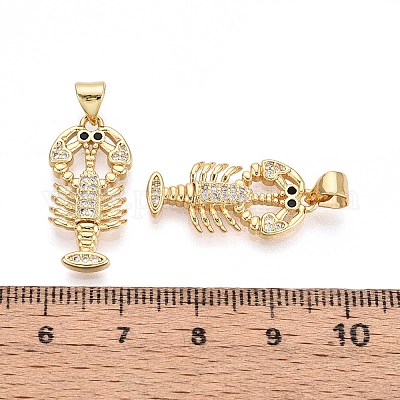 Латунные микро проложить кубического циркония подвески KK-T071-88G-1