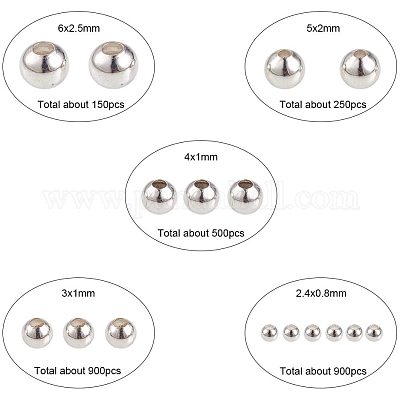 Spacer бисер латунные&nbsp;KK-PH0034-44-1