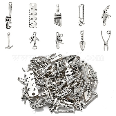 50шт 10 стиля подвески из сплава в тибетском стиле FIND-YW0007-18-1