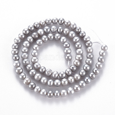 Нити из натурального культивированного пресноводного жемчуга PEAR-N013-04D-1