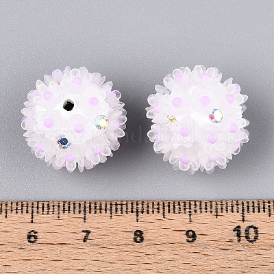 Стразы из полимерной глины ручной работы с цветком ромашки из смолы CLAY-T022-02F-1