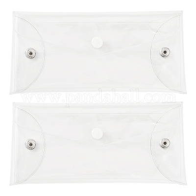 2 шт. портативная прозрачная сумка для кистей для макияжа из ПВХ&nbsp;MRMJ-SP0001-12B-1