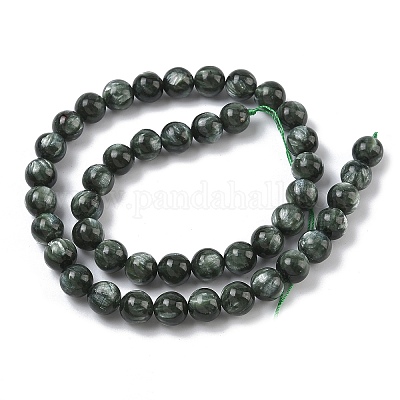 Природные SERAPHINITE нитей бисера&nbsp;G-C270-O01-07-1