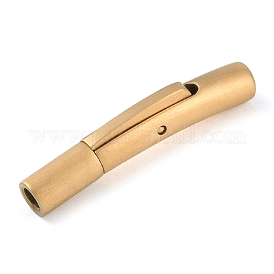 Ионное покрытие (ip) колонна 304 нержавеющая сталь байонетные застежки для ожерелий STAS-O035-05G-01-1