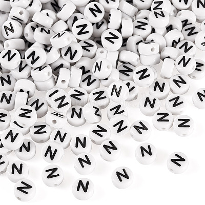 500шт акриловые бусины&nbsp;SACR-TA0001-55N-1