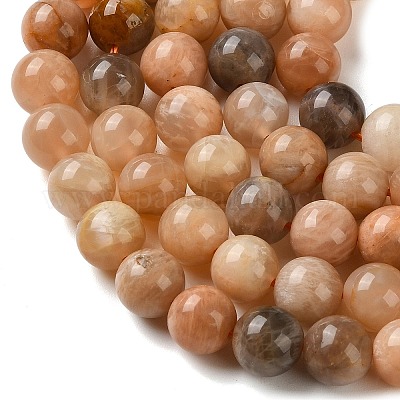 Натуральный Sunstone бисер пряди&nbsp;G-C268-B05-02-1