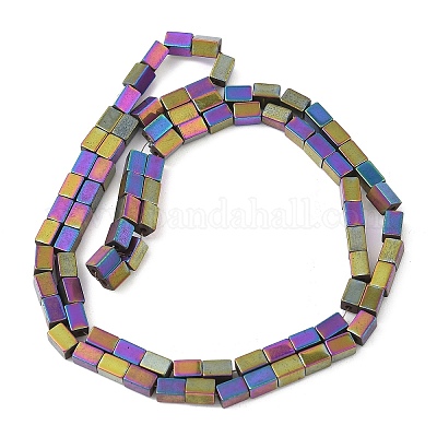 Гальванические нити синтетических магнитных гематитовых бусин G-A263-C01-02-1