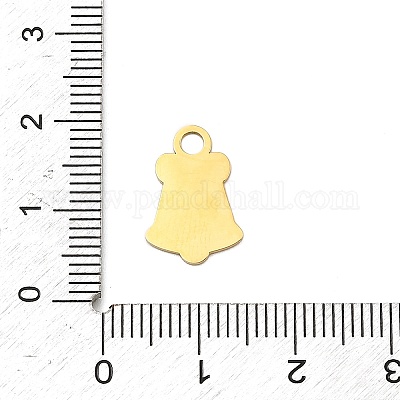 Рождественские эмалевые подвески из нержавеющей стали 304 STAS-I356-02G-07-1