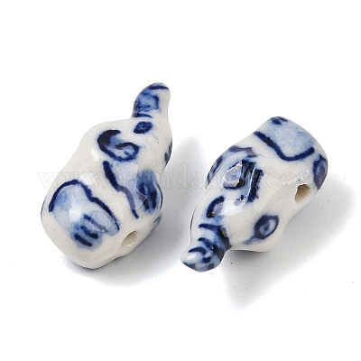 Фарфоровые бусины ручной работы PORC-Z007-05A-1