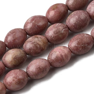 Природные родонит бисер нитей G-K362-I05-02-1