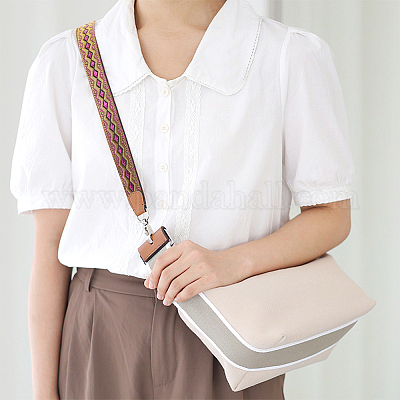 14м 4-х цветная полиэстеровая лента в этническом стиле OCOR-FG0001-50B-1