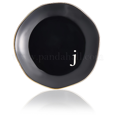 Круглая керамическая тарелка для украшений AJEW-WH20067-015A-1