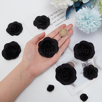 25 шт. 4 стиля 3D компьютерная вышивка полиэстер орнамент аксессуары DIY-WR0003-73A-1