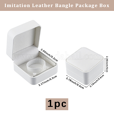 1 confezione di scatole per braccialetti in similpelle&nbsp;LBOX-BBC0001-01A-1