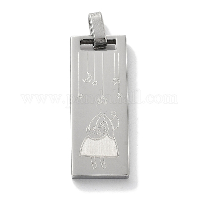 Рождественские подвески из нержавеющей стали 304 STAS-Z098-25P-1