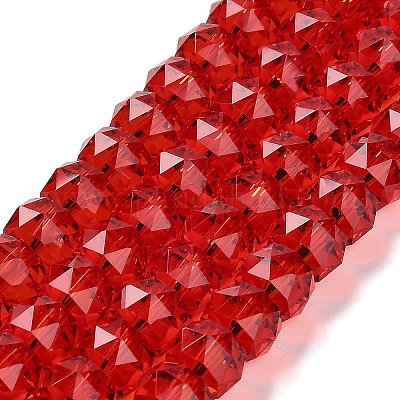 Прозрачные стеклянные бусины EGLA-K071-01C-1