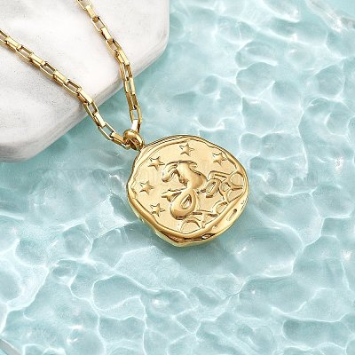 Ожерелья с подвесками в виде созвездий из нержавеющей стали 304 NJEW-K392-01G-10-1