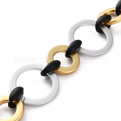 Ручной росписью цепи ccb AJEW-JB00854-02-1