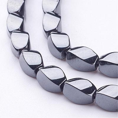 Немагнитные синтетический гематит бисер пряди G-E001-4-8x5mm-1